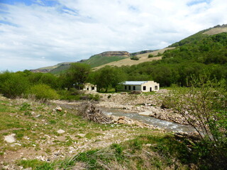 Gum-ezen Gorge in the North Caucasus
