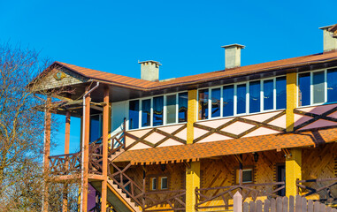 An old two-storey house.