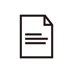 File icon vector. Document icon illustration