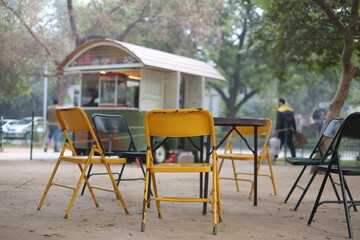 cafe in the park