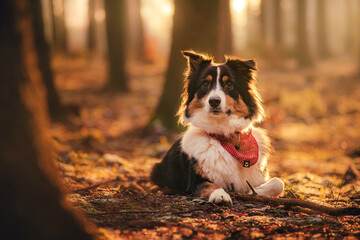 Australian shepherd dog