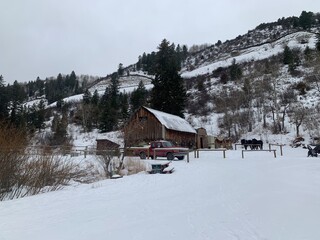 house in the mountains