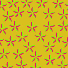 random pattern of red yellow green leaves
