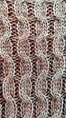 background and texture of woolen knitted fabric. sweater pattern.