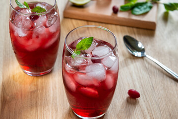 Two delicious cranberry cocktails