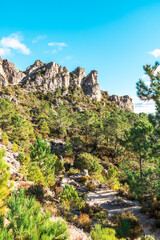Rochers du Cirque de Mour&egrave;ze (Occitanie, France)