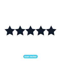 star icons. Shining star. Abstract Falling Star symbol vector illustration