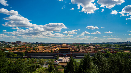 view of the city forbidden city