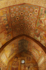 Bominaco (AQ) Abruzzo - The precious frescoes of the Oratory of San Pellegrino,. They represent an important testimony of medieval painting in Abruzzo