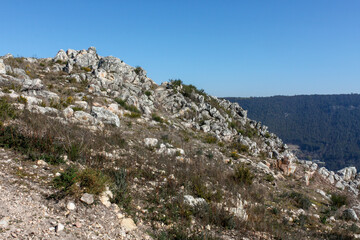 Fototapeta na wymiar Rocky mountain landscape, Serra da Atalhada, Penacova, Portugal