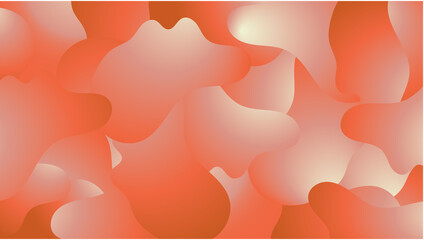 Orange vector background with gradient shapes