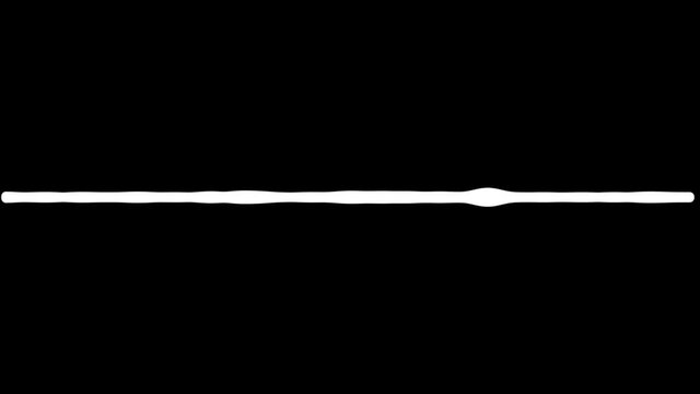 Sound wave or frequency digital movement on a black background.Is a sound technology or audio recorders.