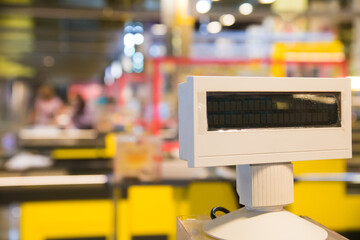 Supermarket cash register