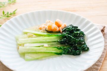 ターサイのあんかけ炒め