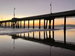 Obraz premium Venice Beach Sunset