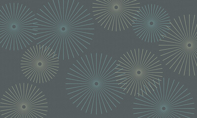 Abstract vector background textured circles dark neutral blue teal green gray colors