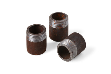 Steel pipe threads