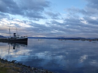 Ushuaia bay and the Saint Christopher