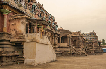 Kampaheshwarar Temple dedicated to Lord Shiva, located in Tirubuvanam, Tamil Nadu, India.