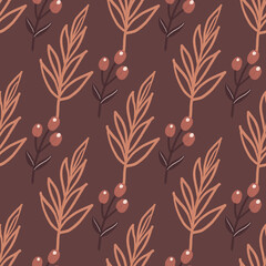 floral boho flower scandinavian modern pattern element