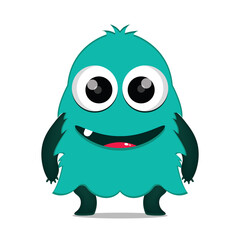 cute monsters design mascot kawaii