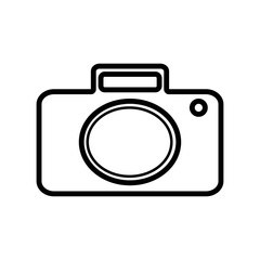 Digital camera icon vector design
