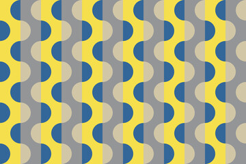 colorful wavy mosaic background in retro style