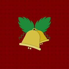 vector illustration of christmas bells