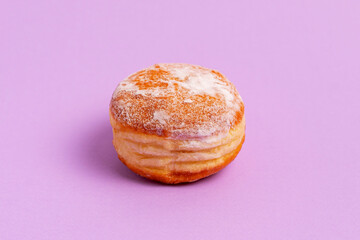 simple abstract sweet candy donut isolated, minimalistic food art
