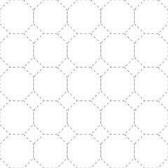 Octagons vector pattern. Transparent Octagons.