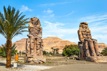 Two ancient statues