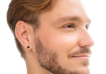 Obraz premium A man's portrait close up