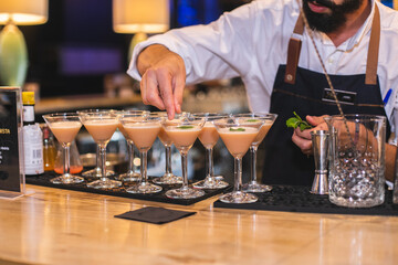 Cocktail in disco