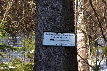 Wanderschild Reichenstein Eisenerz