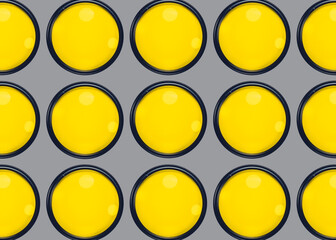 yellow lens pattern on gray background