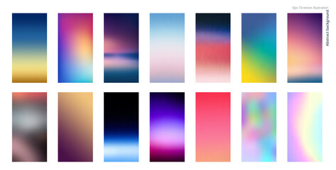 Fototapeta premium Abstract background with mesh gradient shape. Use it for print or web modern poster design. Vector illustration.