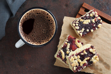 Homemade pastries and coffee