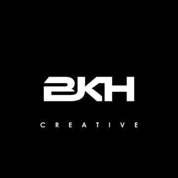 BKH Letter Initial Logo Design Template Vector Illustration