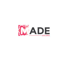 MADE Colors Company Business Modern Name Concept