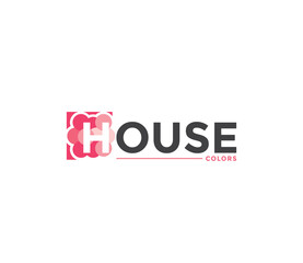 HOUSE Colors Company Business Modern Name Concept