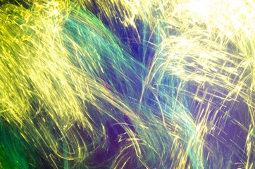 Light painting. Abstract Photography with Lights. 