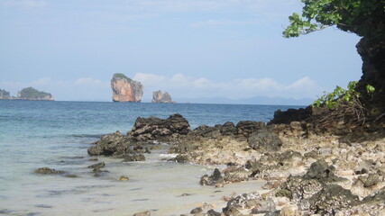 Beutifull Island beach in Krabi Thailand
