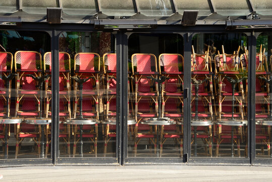 Restaurant fermé pour cause de coronavirus à Paris 