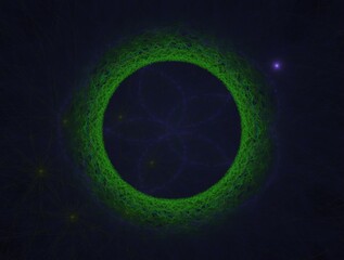 Imaginatory fractal background Image