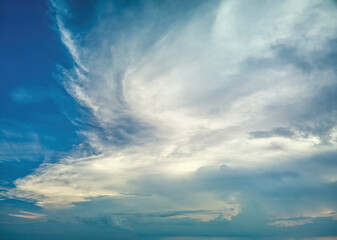 Obraz premium Moody Blue Sky - OcuDrone Aerial Sky Images