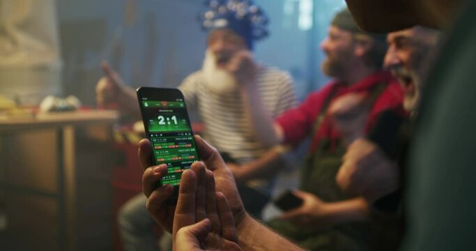 Online betting platform interface