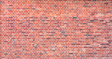 Horizontal brick wall texture
