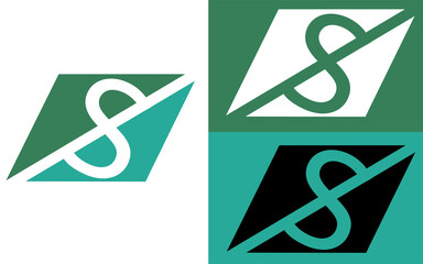 Naklejka premium Font Vector Graphic Of Letter S, Best For Logo Company Using Initial S Or Icon Letter S 