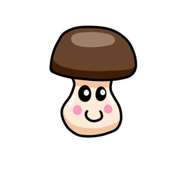 Stylized Cartoon Adorable Mushroom