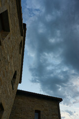 Gerbe town, an old village, located in Hueca, Aragon, Spain.